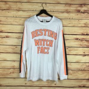 Victoria’s Secret Pink Long Sleeve Halloween Top